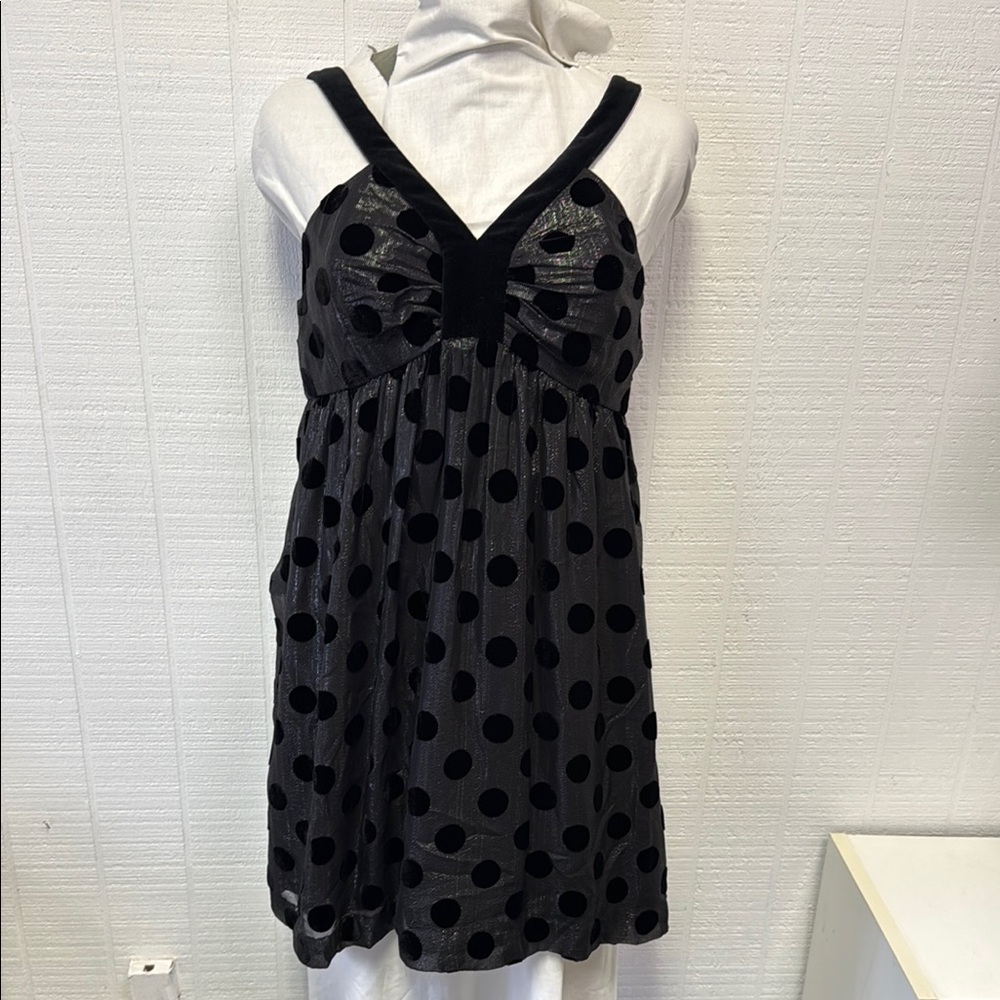 Milly- Chic Black Polka Dot Dress
